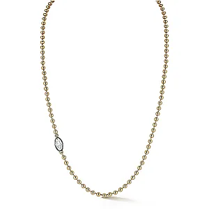 Small Diamond Moval Connexion Necklace