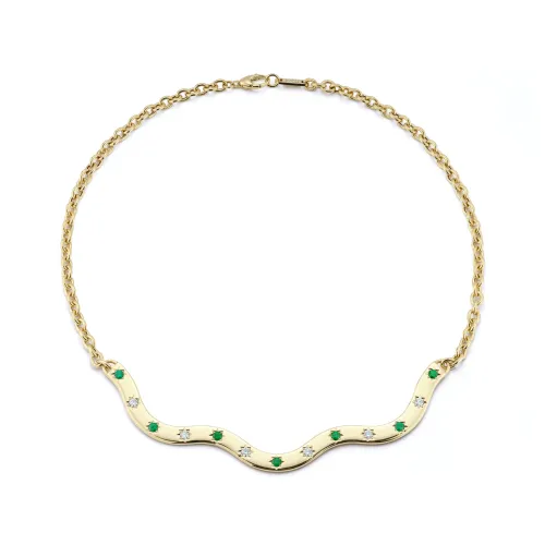 Anniversary Wave Necklace