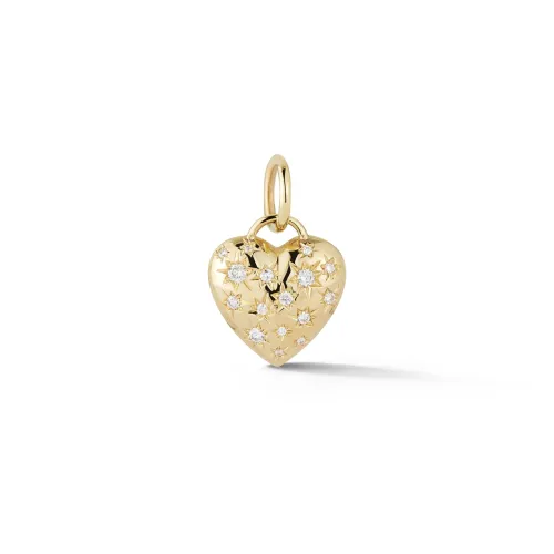Anniversary Small Diamond Heart Pendant