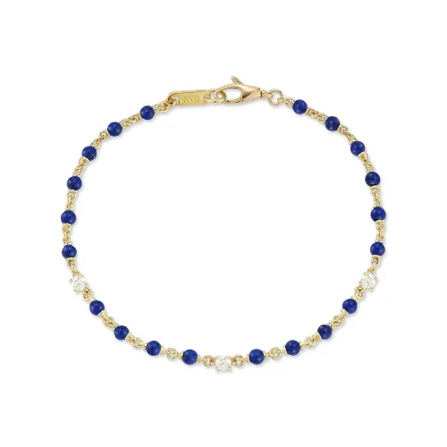 Love Notes Lapis and Diamond Sentiment Bracelet