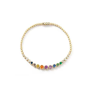 Prive Rainbow Tennis Bracelet