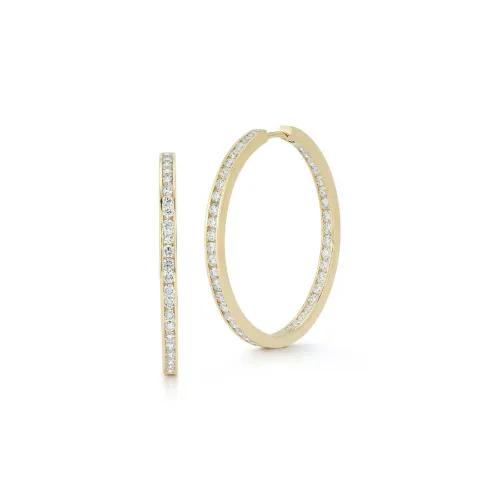Prive Luxe Diamond Hoops
